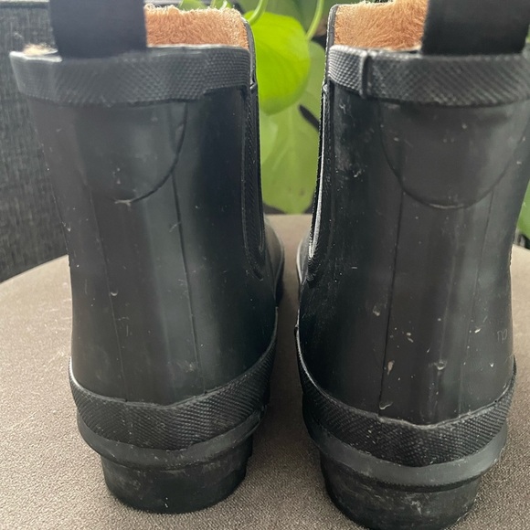 Chooka Womens size 7 Black Rain Boots Fisherman Asthetic Waterproof - Picture 5 of 7